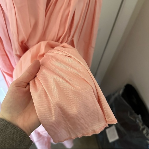 Pink Crochet Halter Maxi Dress - Picture 11 of 12